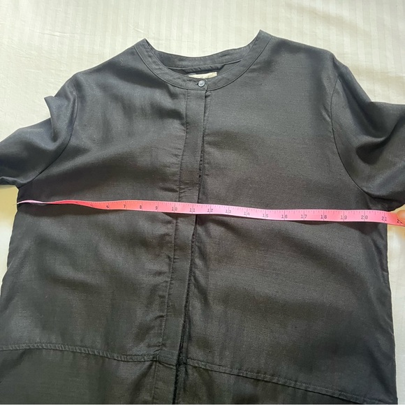 Aritzia Wilfred Bossut Button Down Shirt Dress Black size Medium - Picture 14 of 16
